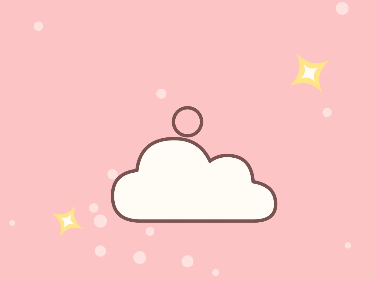Porte-clés Nuage matelassé - image 2